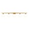 Z-Lite Neoma Vanity, 5-Light, 38.25 In.W x 6.75 In.L x 7.25 In.H, Modern Gold/Opal Etched 1100-5V-MGLD - alternate 1